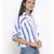 Stripe Midnight Classic Women Shirt