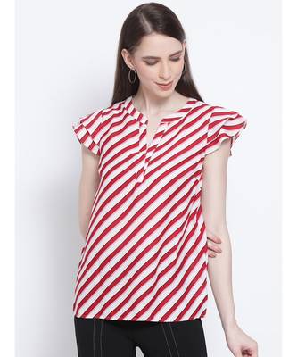 Stripe Fluid Women Top 1