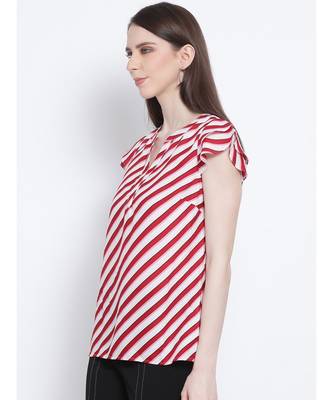 Stripe Fluid Women Top 3