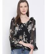 Floral Candid Frill Women Top