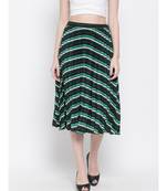Abstract Wave Nora Women Skirt