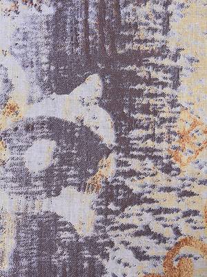 100% Cotton 144 TC Printed Fitted Double Bed Sheet with 2 Pillow Covers  Yellow  Grey 4