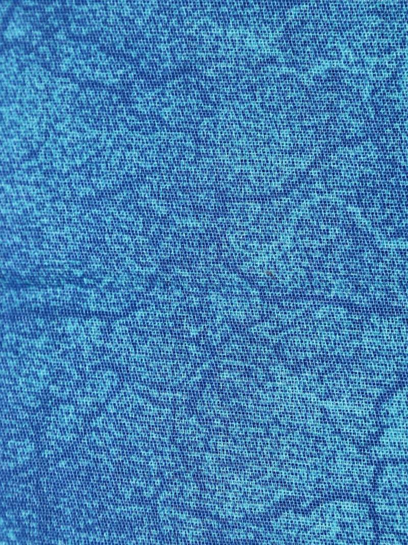 Mercerized Cotton 210 TC Geometric Single Bed Sheet with 1 Pillow Cover  Blue Grey