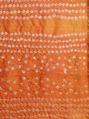 Geroo Jaipur Hand dyed Bandhani  saree with blouse 4