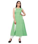 green Key Hole - layered Kurti