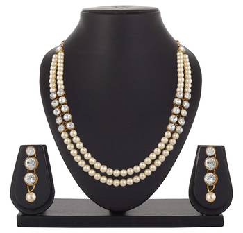 White pearl necklace-sets 2