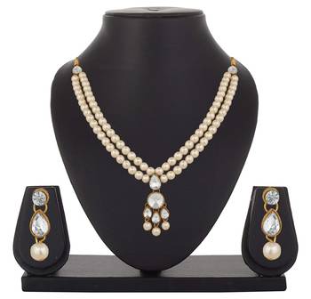 White pearl necklace-sets 2