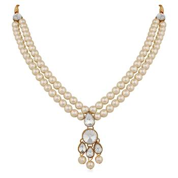 White pearl necklace-sets 3