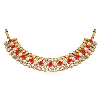 Red pearl necklace-sets 3