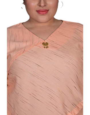 Pink printed cotton cotton-tops 5