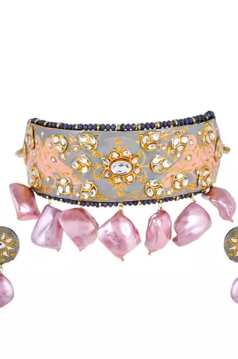 Pearl River Choker Necklace Set