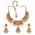 Red hasli style necklace set