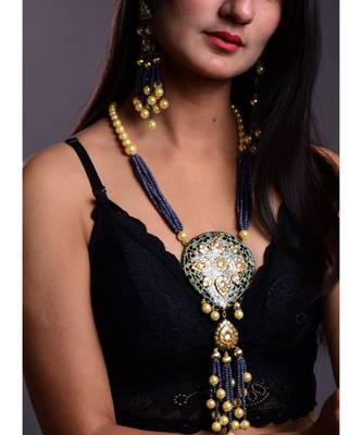 Jade Green & Black Necklace Set 2