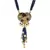 Grey heart style necklace set