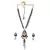 Fossil grey necklace set