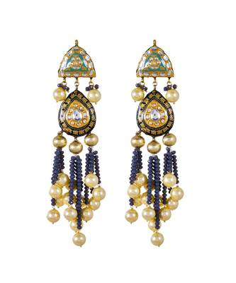 Turquoise & Black Earrings 3