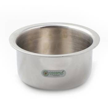 Stainless Steel Fusion Series Triply Tope    Cookware  1 Unit Daimention  19CM  Thickness  3MM 1