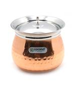 Stainless Steel  Cookware  Regent Copper Hammered Handi With Lid1 Unit  Capacity  850 ML