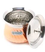 Stainless Steel  Cookware  Orchid Copper Twister  Handi With Lid1 Unit  Capacity  2500 ML