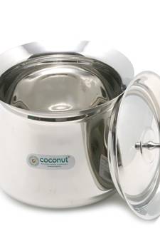 Stainless Steel  Cookware  Eureka  Handi With Lid1 Unit  Capacity  500 ML