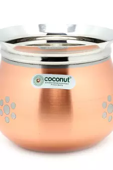 Stainless Steel Cookware Daisy Handi 1 Unit Capacity 500 ML