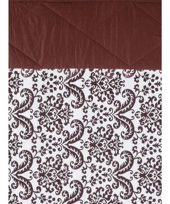 Swayam Choco Colour Ethnic Printed Eyelet Curtain 3