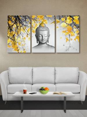 999Store white Buddha printed Canvas painting 1