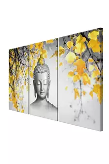 999Store white Buddha printed Canvas painting
