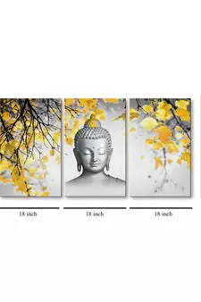 999Store white Buddha printed Canvas painting