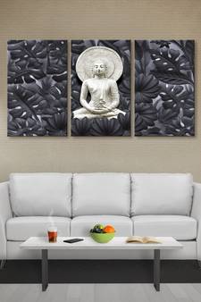 999Store Golden Buddha meditating printed Canvas painting