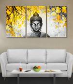 999Store Meditating  Dark buddha printed  Canvas painting