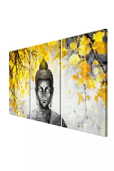 999Store Meditating  Dark buddha printed  Canvas painting