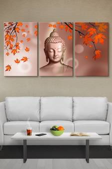 999Store meditating Buddha printed Canvas painting