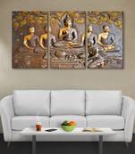 999Store Golden Buddha meditating printed Canvas painting