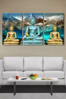 999Store Buddha meditating printed Canvas painting