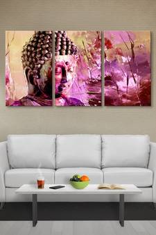 999Store violet Buddha printed printed Canvas painting