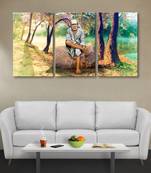 999Store Sai Baba printed Canvas painting