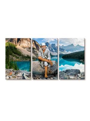 999Store Sai Baba printed Canvas painting 2