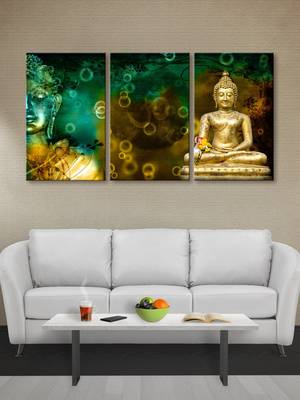 999Store Golden Buddha meditating Canvas painting 1