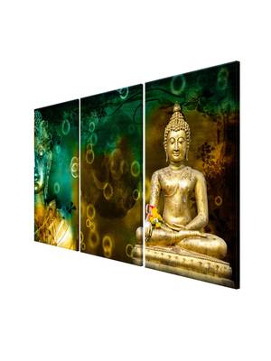 999Store Golden Buddha meditating Canvas painting 3