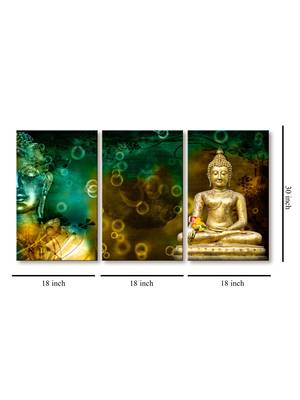 999Store Golden Buddha meditating Canvas painting 5