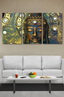 999Store meditating Buddha printed Canvas painting