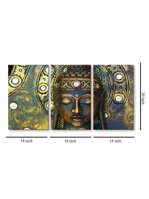 999Store meditating Buddha printed Canvas painting 5