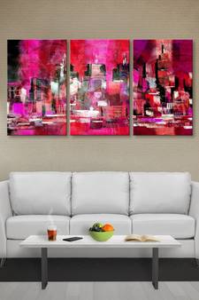 999Store Abstract colorful printed Canvas painting