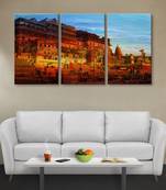 999Store Banaras ghat printed Canvas painting