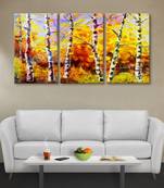999Store colorful tree printed Canvas painting