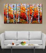 999Store colorful tree printed Canvas painting