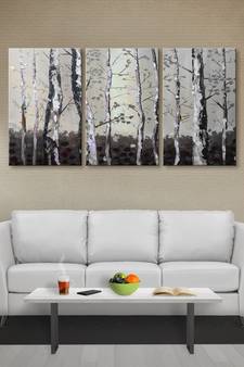 999Store colorful tree printed Canvas painting