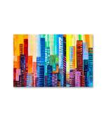 999Store  Beautiful Building Art Framed Canvas Painting  (Cnvas_24X36 Inch _Multi)