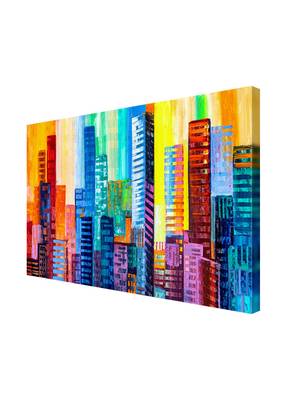 999Store  Beautiful Building Art Framed Canvas Painting  (Cnvas_24X36 Inch _Multi) 2